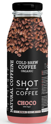 Cold Brew Coffee with Chocolate Flavor ORGANIC 175 ml - PRIMABIOTIC